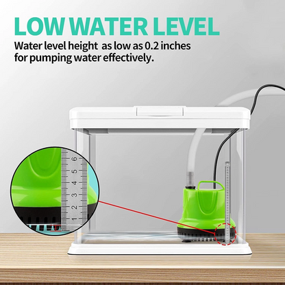 Quiet Submersible Aquarium Pond & Fish Tank Water Pump