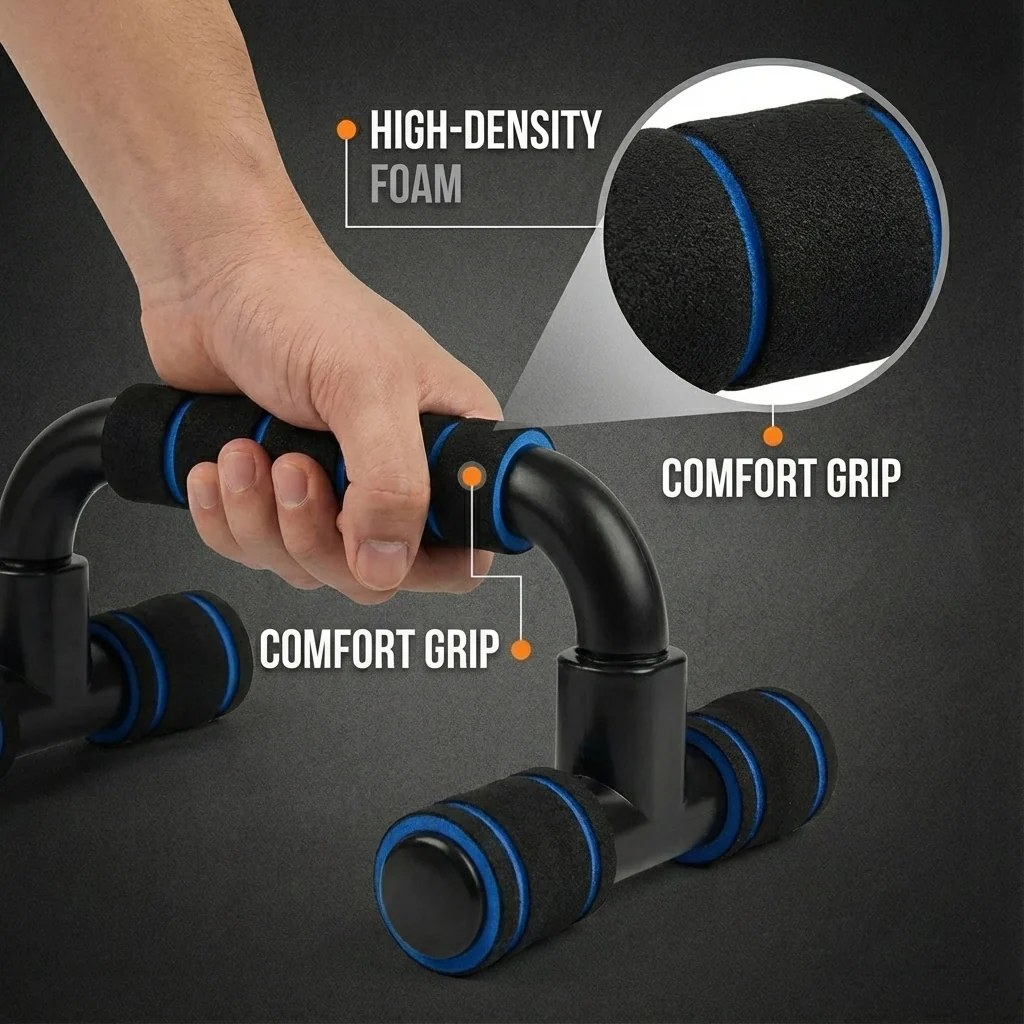 Anti-Slip Push Up Bars – Stable Fitness Handles for Strength